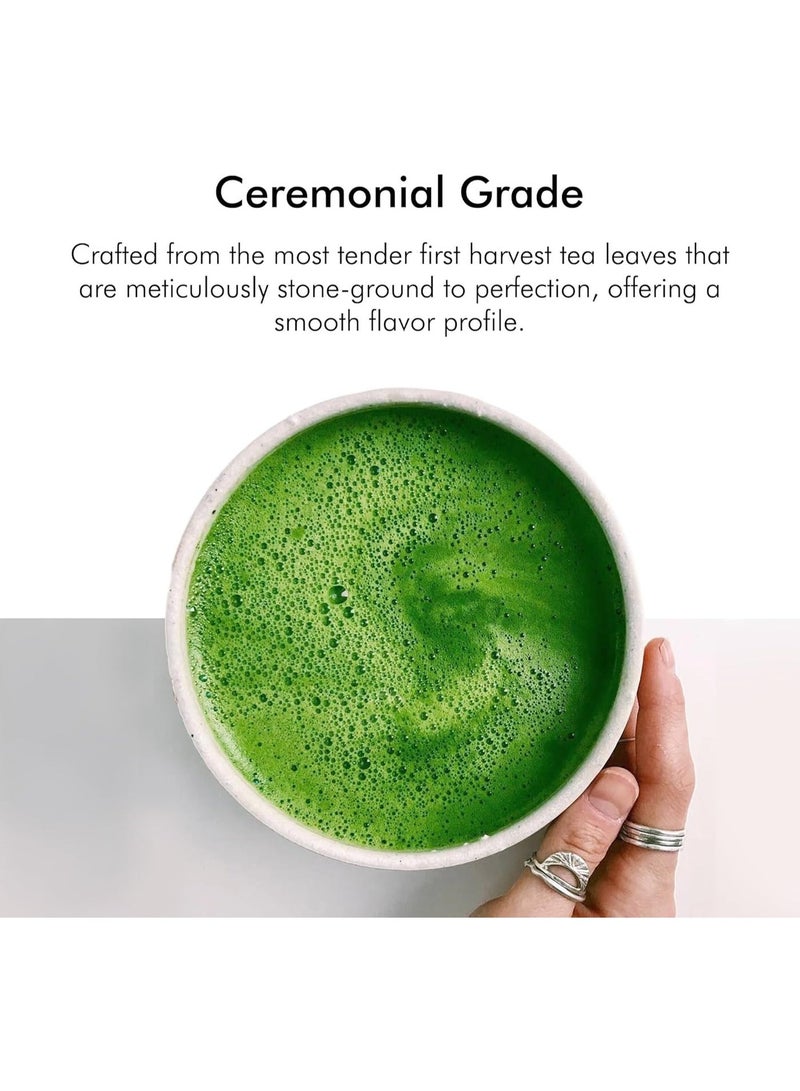 Heapwell UJI Ceremonial AAA Grade Matcha Powder 30g, Sourced from Shizouka Japan, Ceremonial Matcha Tea,  Vegan Ceremonial Matcha Tea| Premium Ceremonial Matcha Tea Without Artificial Sweeteners | - Image 3